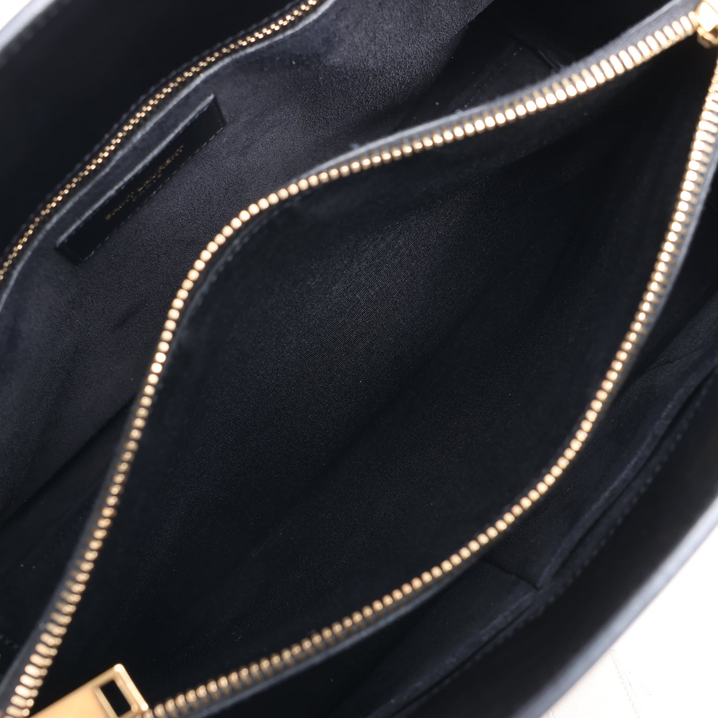 Saint Laurent Paris Sac de Jour Leather 2way Handbag in Black x White 324823