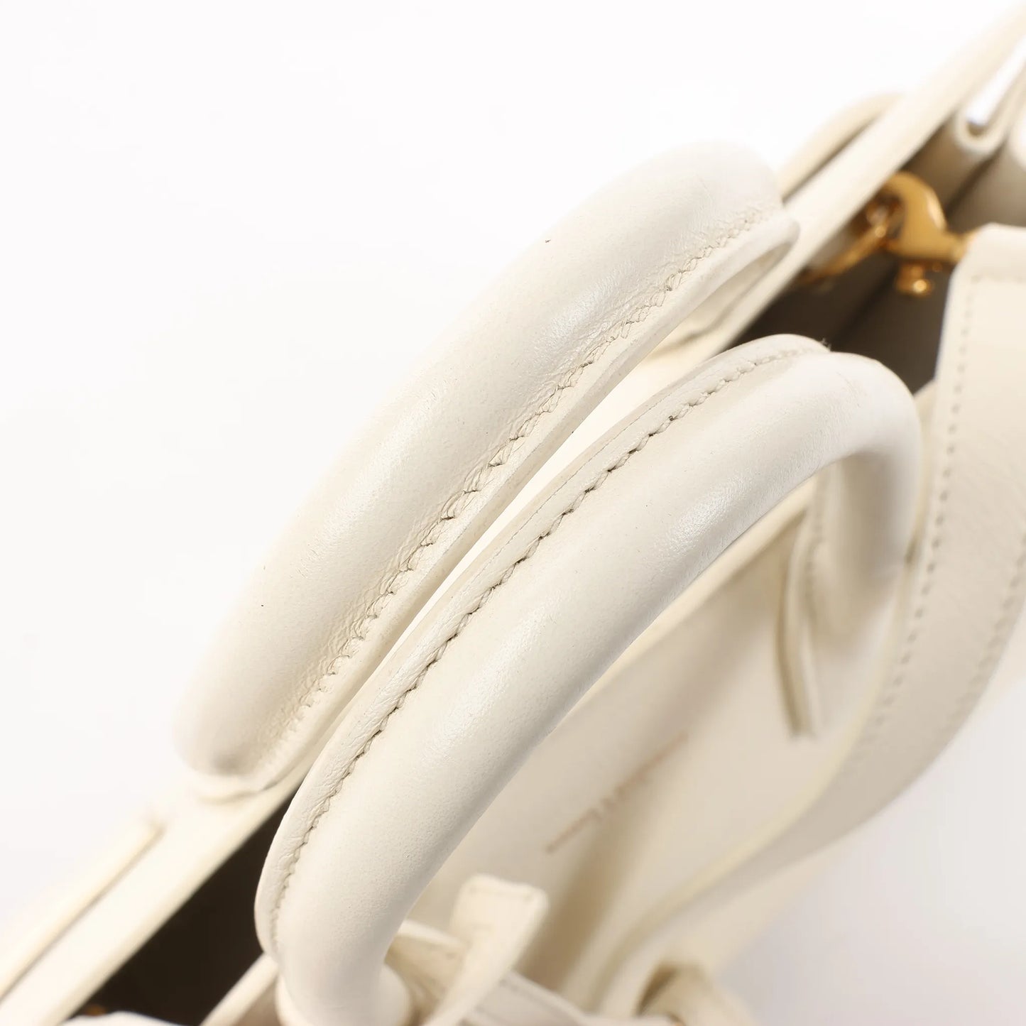 Saint Laurent Paris Sac de Jour Nano Leather 2Way Handbag Beige 340778