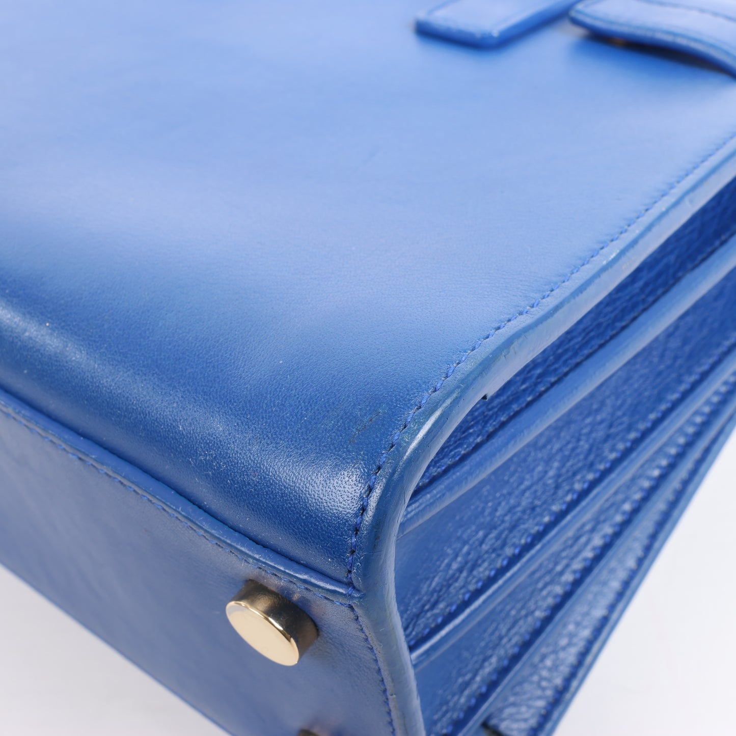 Saint Laurent Paris Sac de Jour Cuir 2Way Sac à main en Bleu 340778