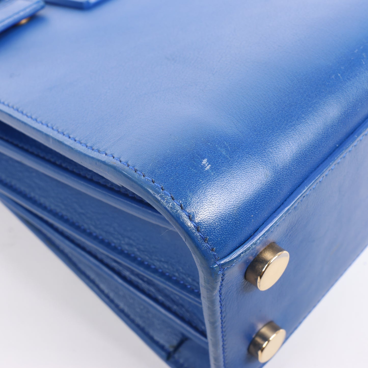 Saint Laurent Paris Sac de Jour Cuir 2Way Sac à main en Bleu 340778