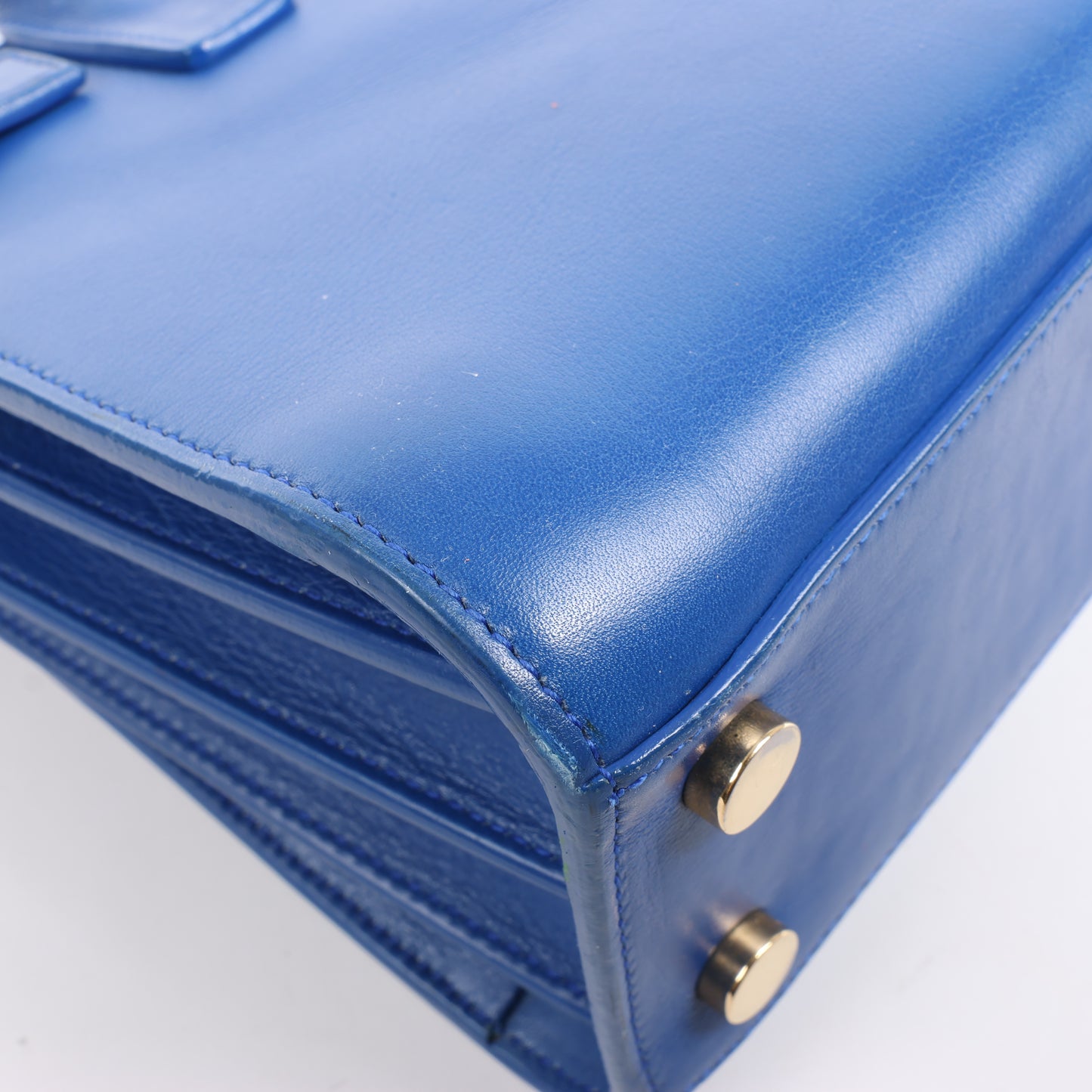 Saint Laurent Paris Sac de Jour Cuir 2Way Sac à main en Bleu 340778