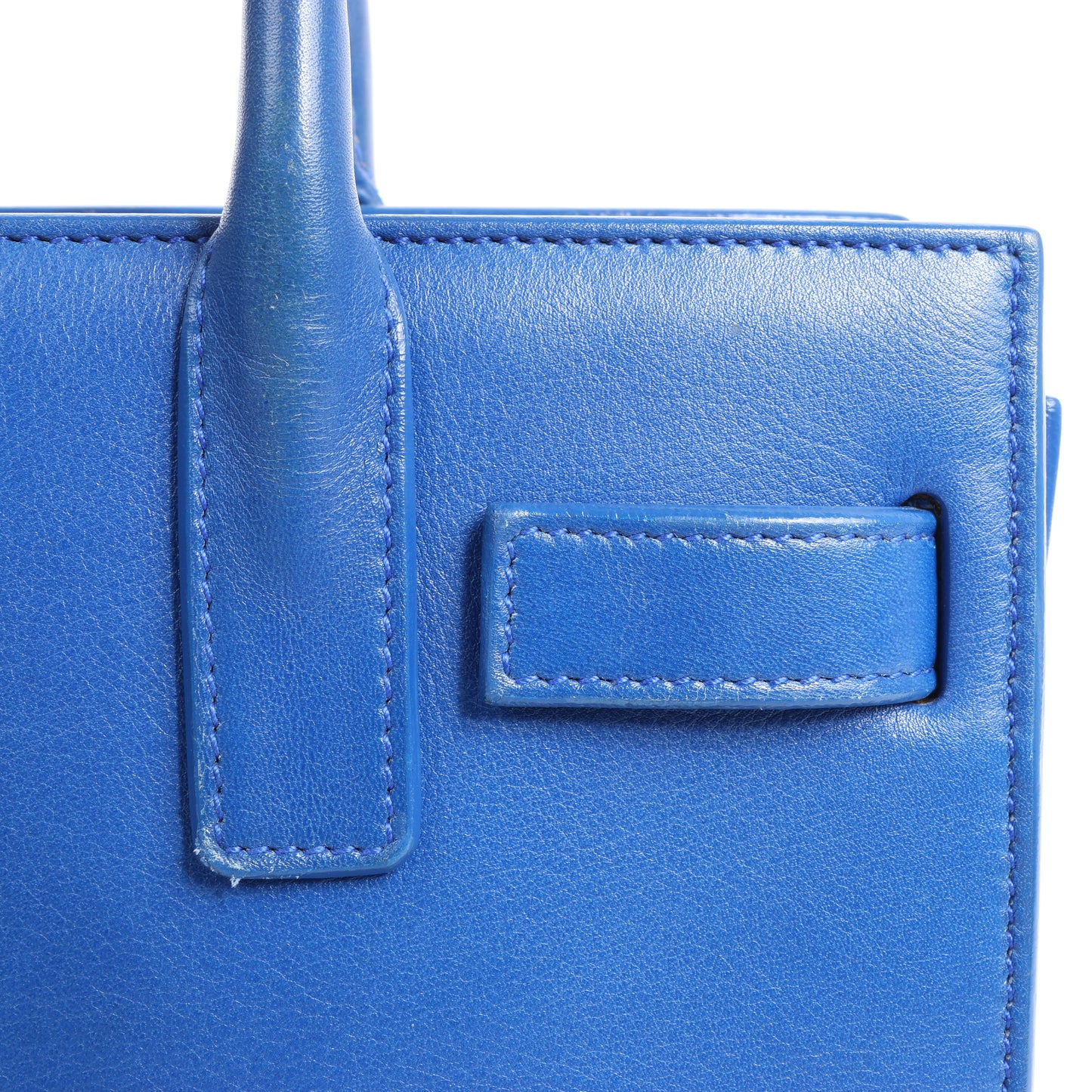 Saint Laurent Paris Sac de Jour Cuir 2Way Sac à main en Bleu 340778