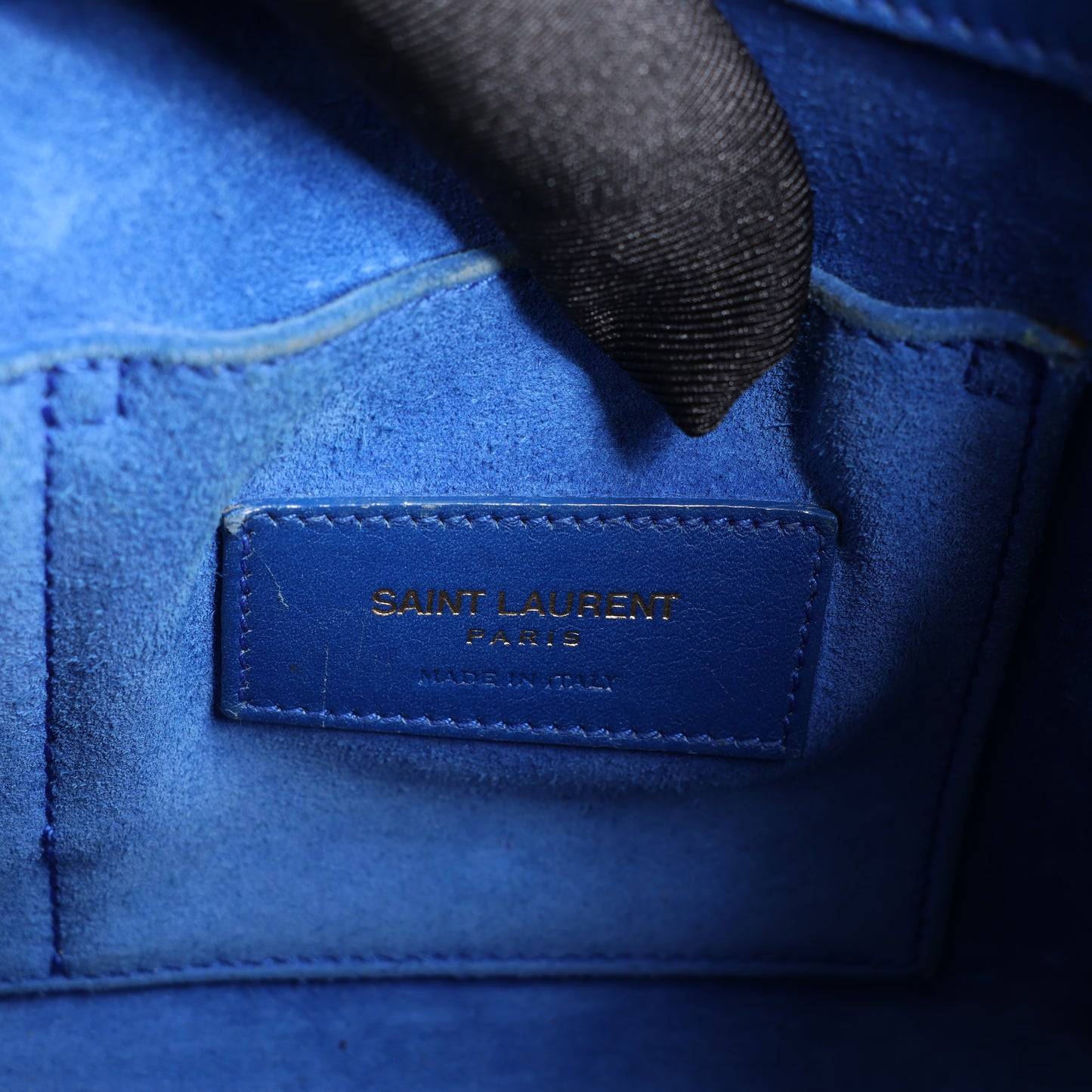 Saint Laurent Paris Sac de Jour Cuir 2Way Sac à main en Bleu 340778