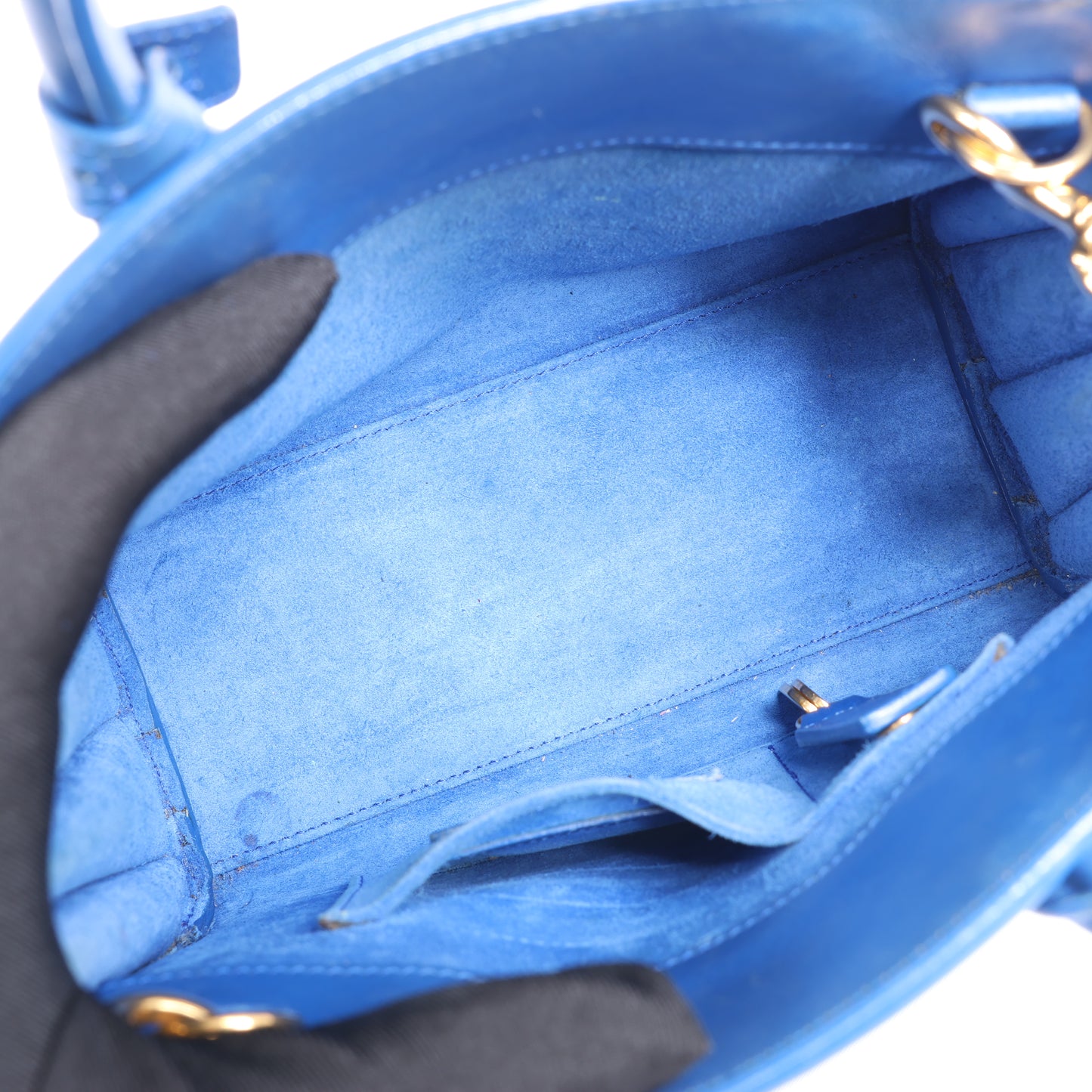 Saint Laurent Paris Sac de Jour Cuir 2Way Sac à main en Bleu 340778