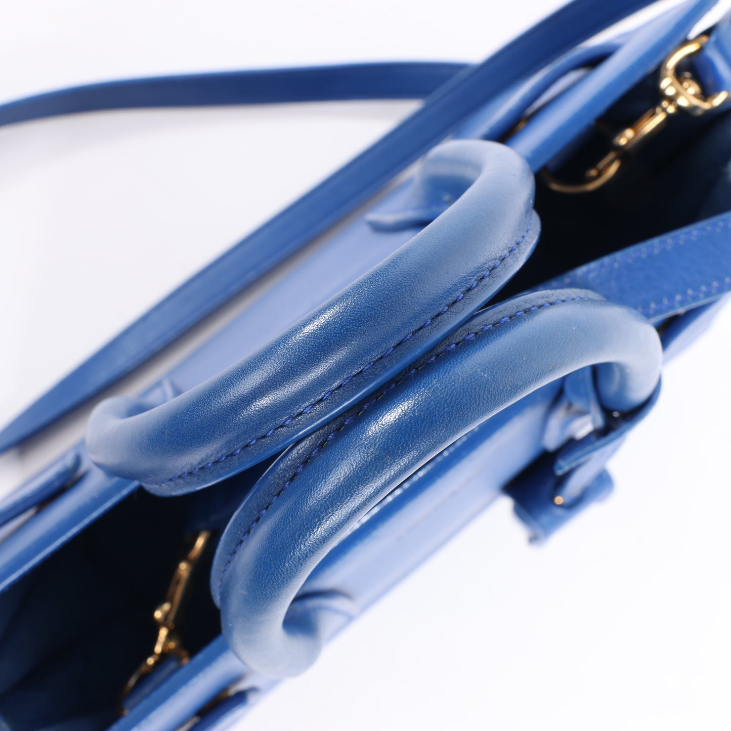 Saint Laurent Paris Sac de Jour Cuir 2Way Sac à main en Bleu 340778