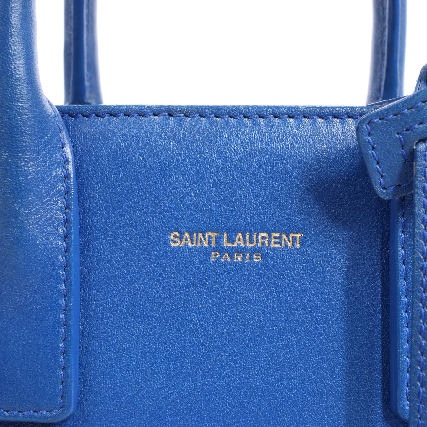 Saint Laurent Paris Sac de Jour Cuir 2Way Sac à main en Bleu 340778