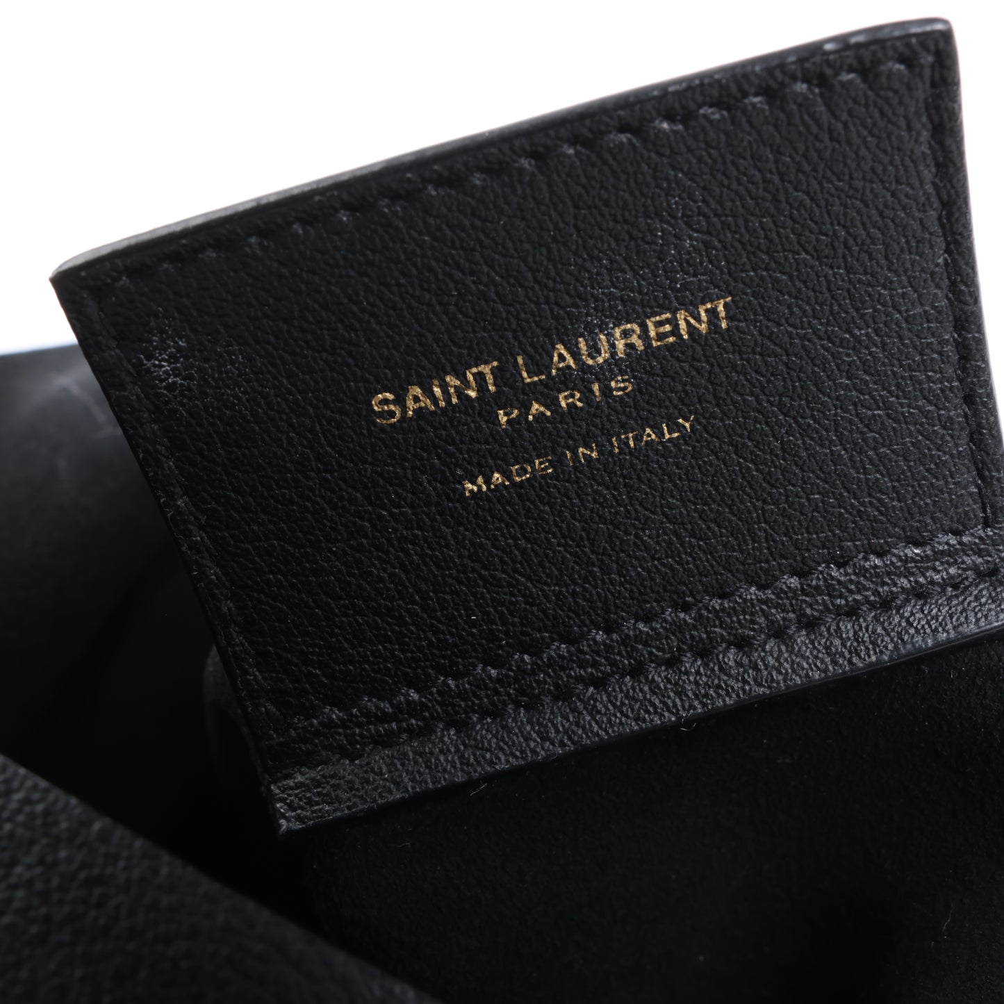 Saint Laurent Paris – Toy Shopping – 2-Wege-Handtasche aus schwarzem Leder