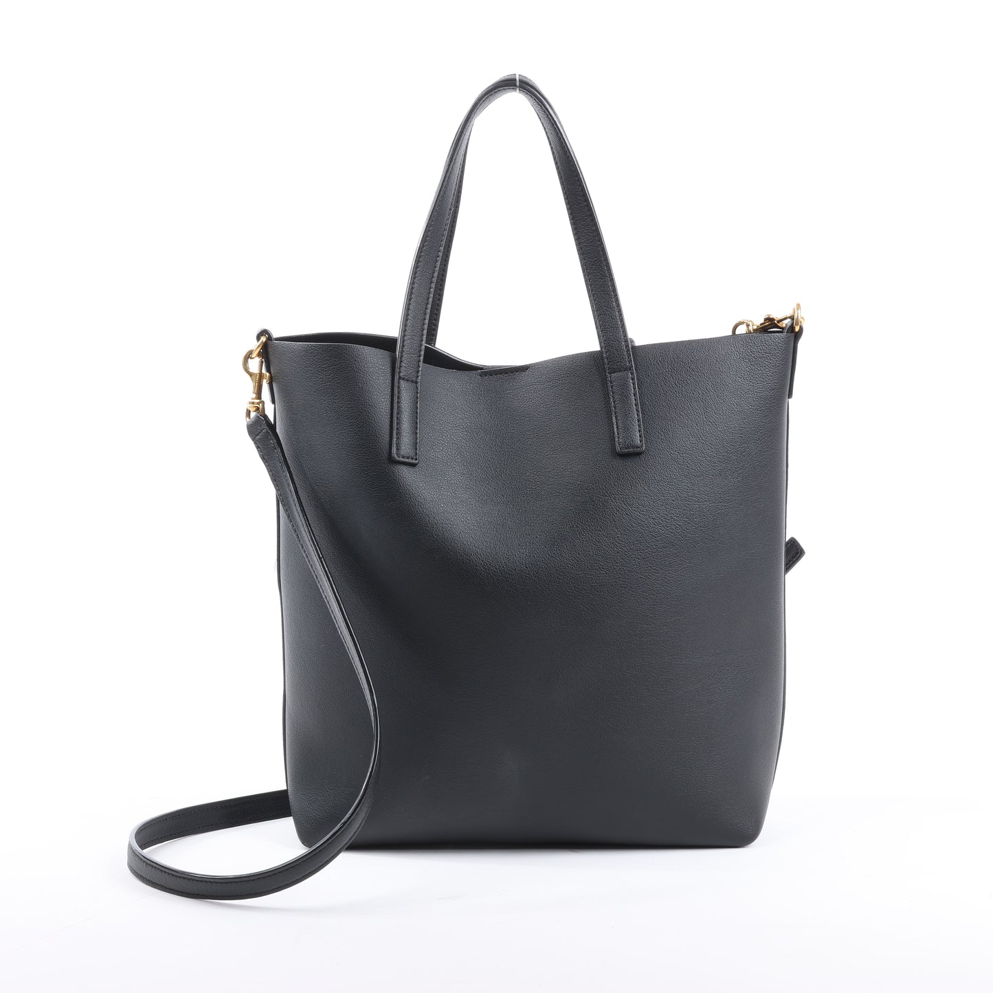Saint Laurent Paris – Toy Shopping – 2-Wege-Handtasche aus schwarzem Leder