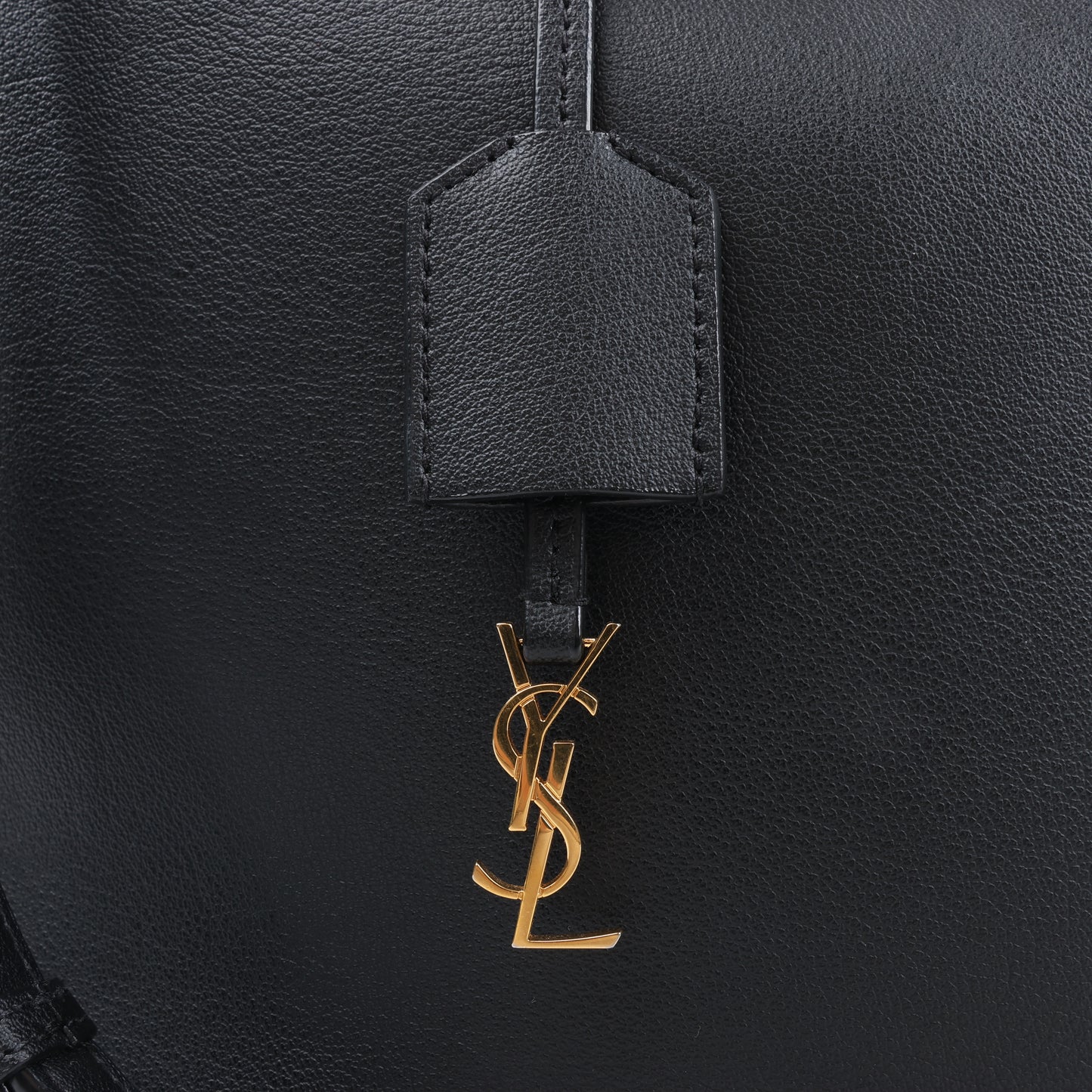 Saint Laurent Paris – Toy Shopping – 2-Wege-Handtasche aus schwarzem Leder