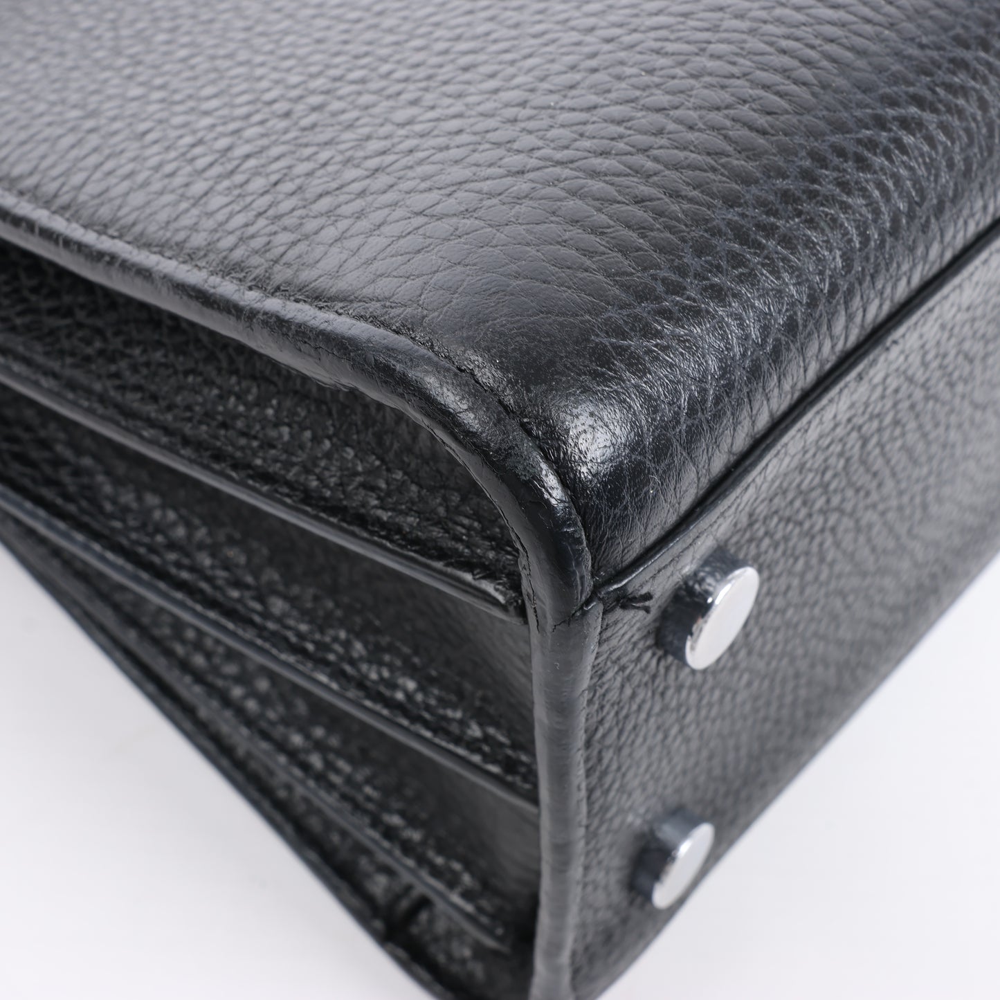 Saint Laurent Paris Sac de Jour Lederhandtasche Schwarz 377183