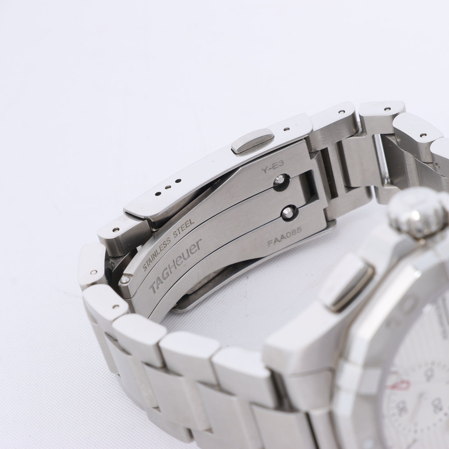 TAG Heuer Aqua Racer CAY2111-2 RTQ2215 SS AT Uhr mit silbernem Zifferblatt