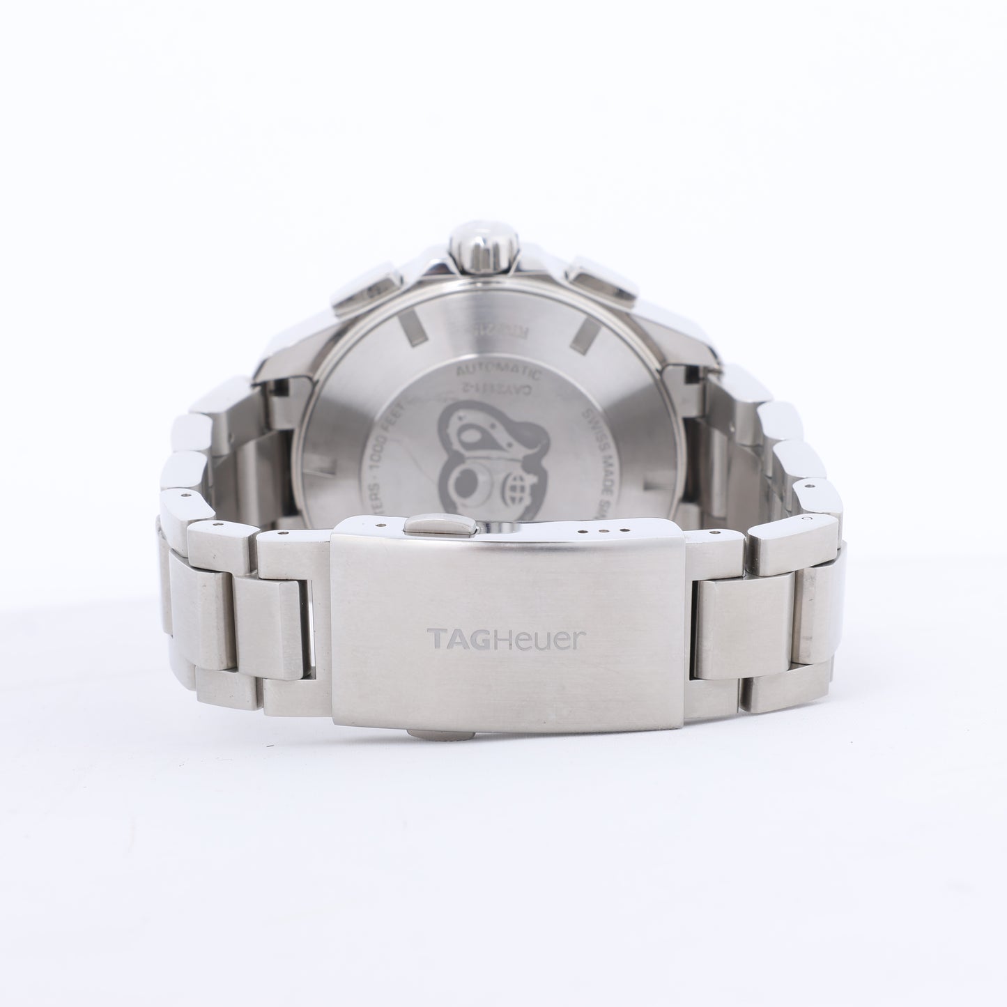 TAG Heuer Aqua Racer CAY2111-2 RTQ2215 SS AT Uhr mit silbernem Zifferblatt