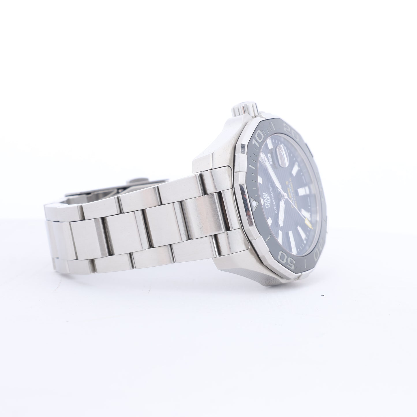 TAG Heuer Aqua Racer WAY201A.BA0927 RHS4930 SS AT Uhr mit schwarzem Zifferblatt