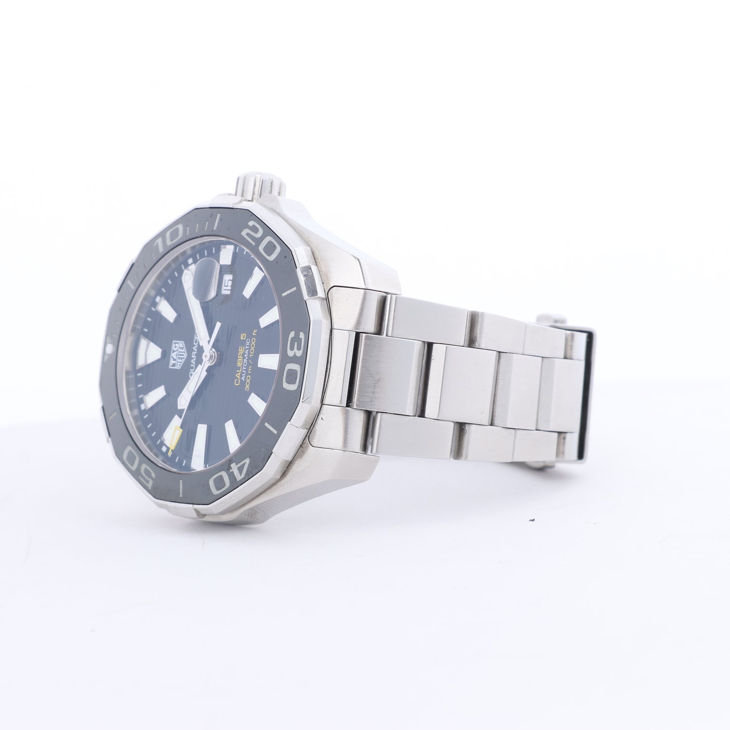 TAG Heuer Aqua Racer WAY201A.BA0927 RHS4930 SS AT Uhr mit schwarzem Zifferblatt