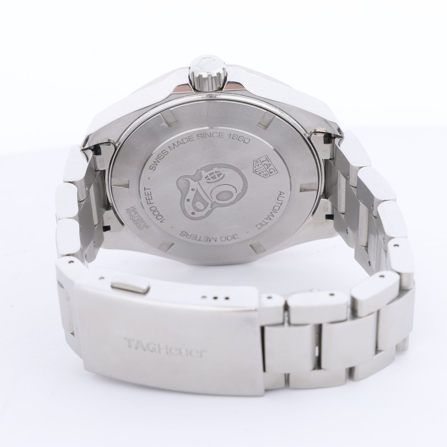 TAG Heuer Aqua Racer WAY201A.BA0927 RHS4930 SS AT Uhr mit schwarzem Zifferblatt