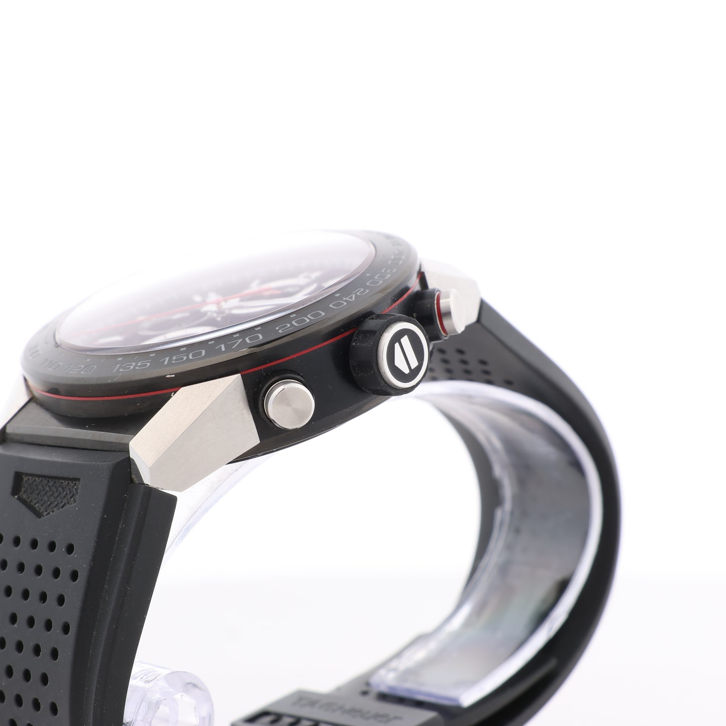 Carrera CALIBRE HEUER 01 CAR2A1Z.FT6044 WBD6279 SS SS & Rubber AT Skelett-Zifferblattuhr