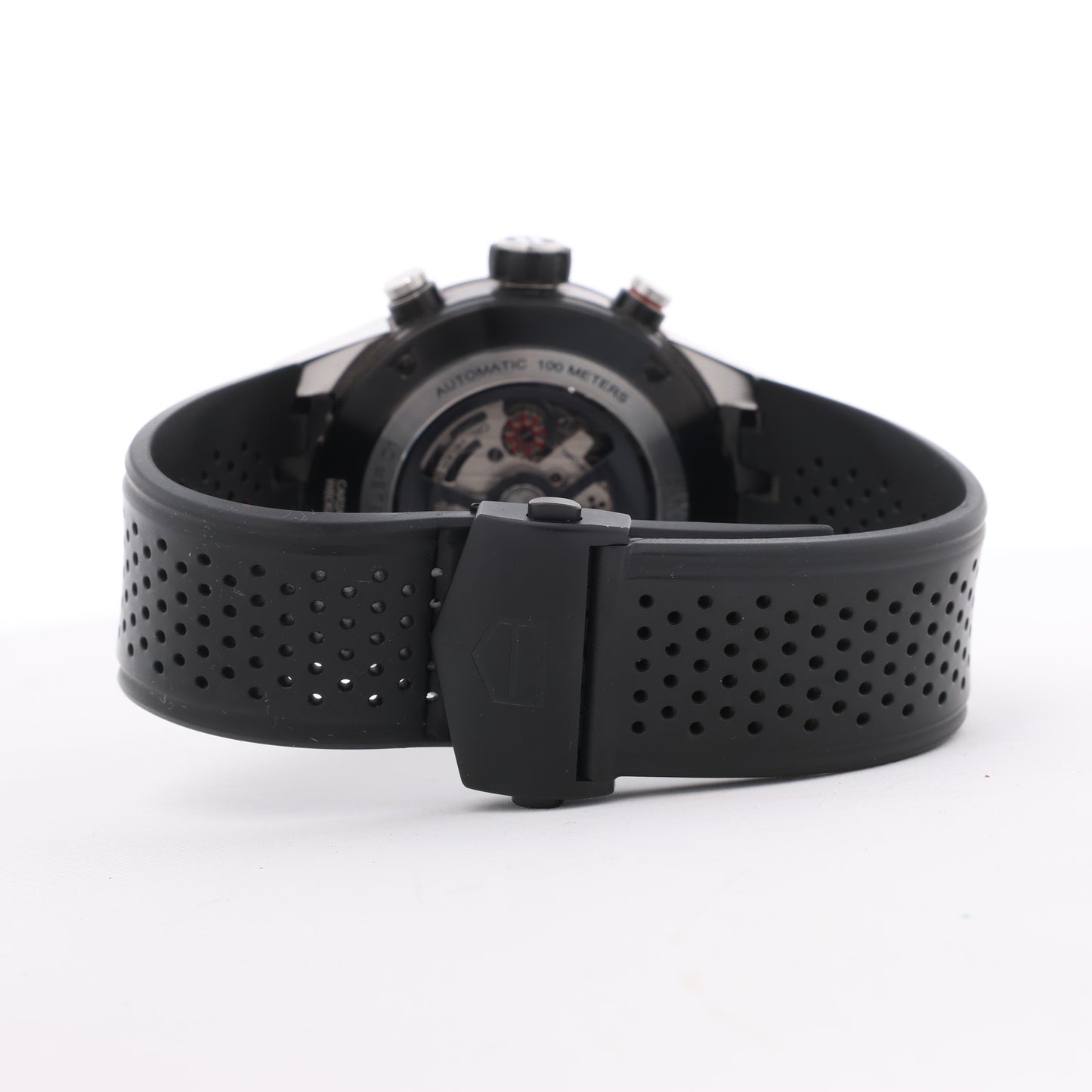 Carrera CALIBRE HEUER 01 CAR2A1Z.FT6044 WBD6279 SS SS & Rubber AT Skelett-Zifferblattuhr