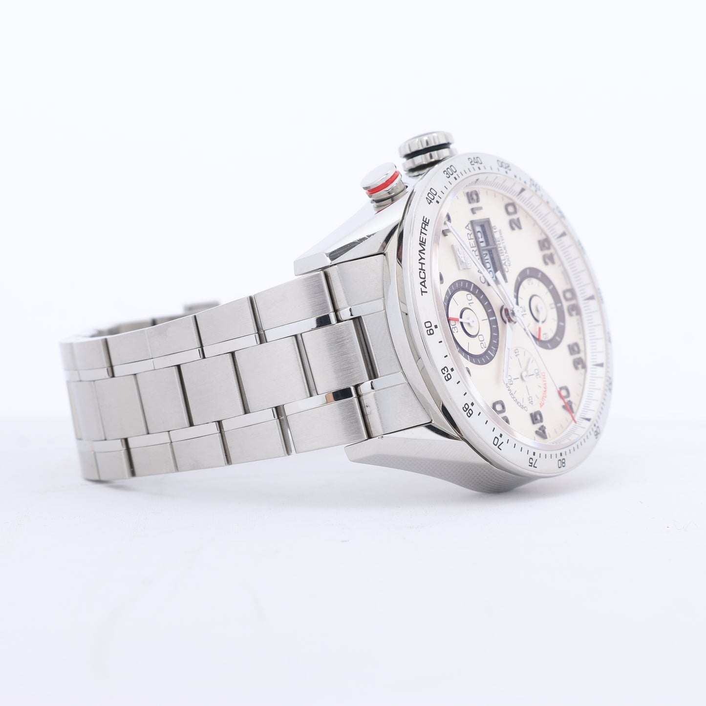 TAG Heuer Carrera CV2A11 RAZ3731 SS AT Uhr mit silbernem Zifferblatt