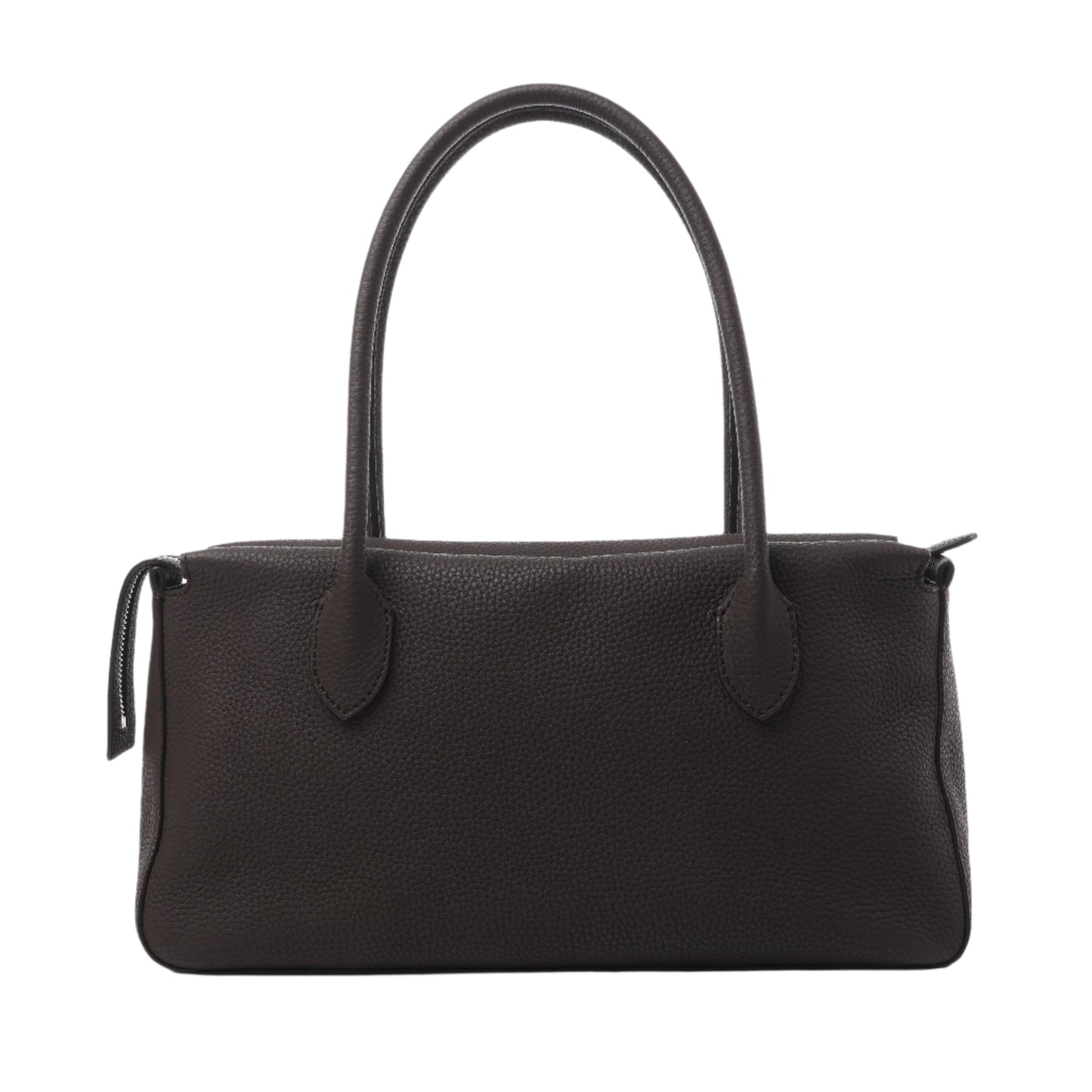 The Row East/West Leather Handbag in Brown