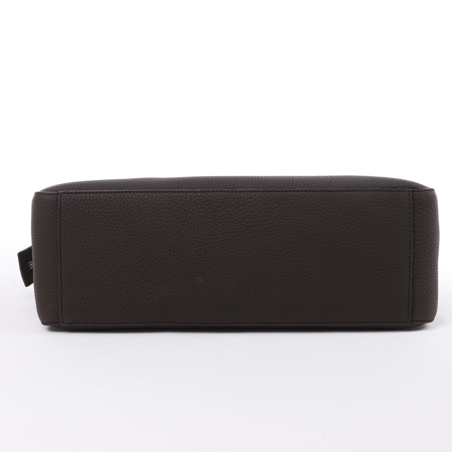 The Row East/West Leather Handbag in Brown