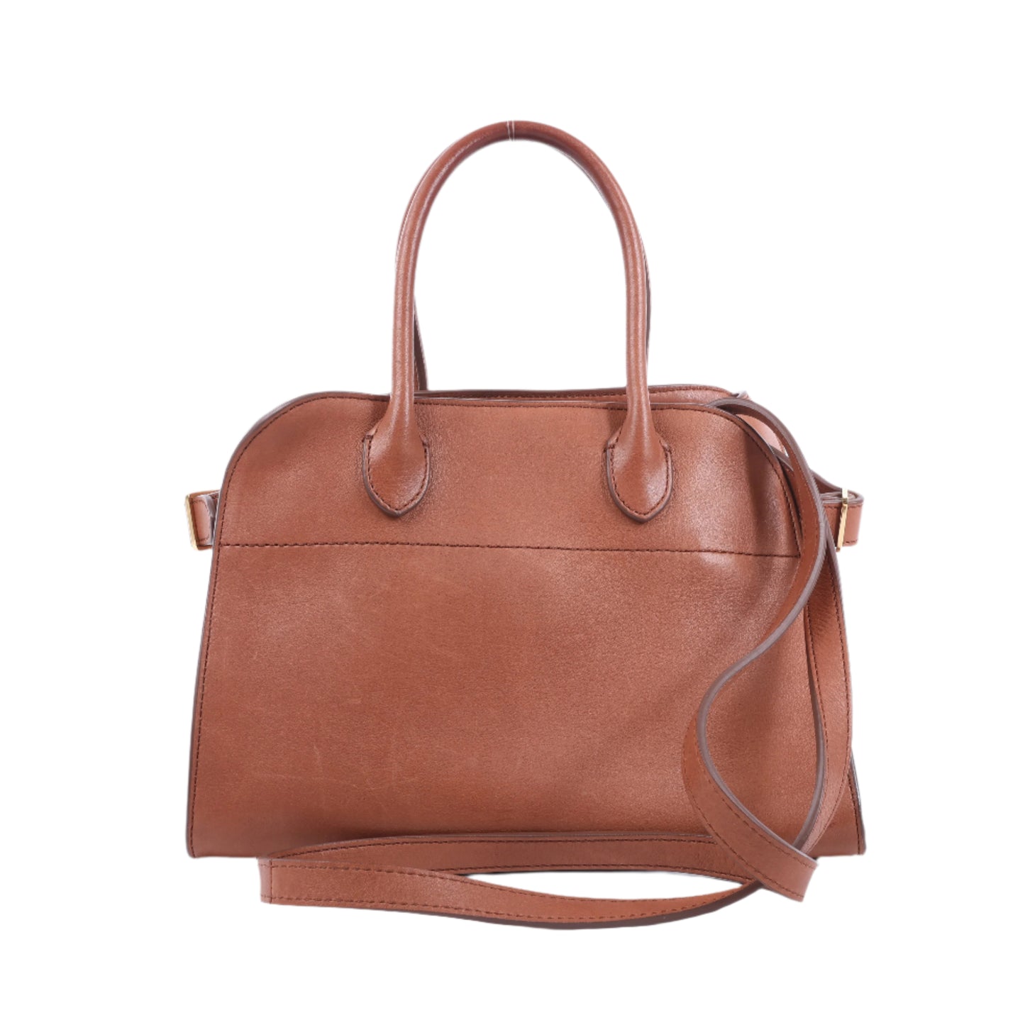 The Row – Weiche Margaux 10 – 2-Wege-Handtasche aus braunem Leder