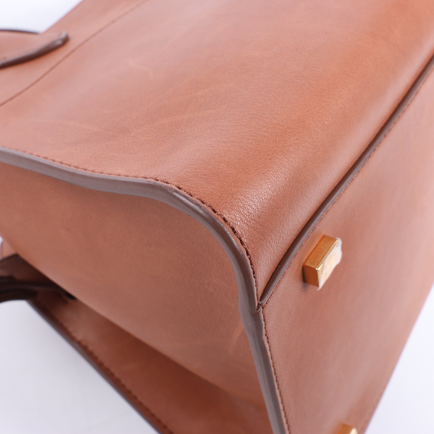 The Row – Weiche Margaux 10 – 2-Wege-Handtasche aus braunem Leder
