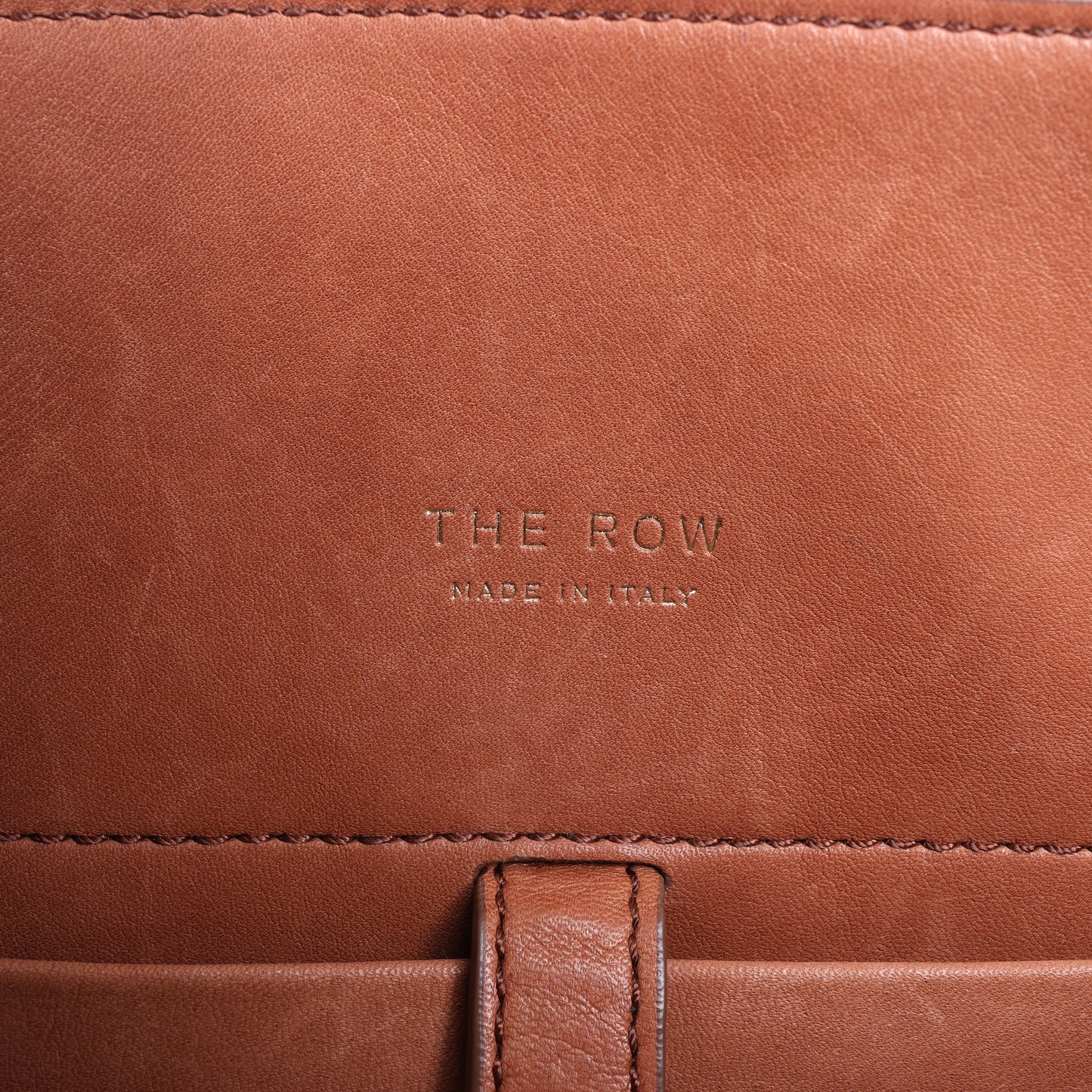 The Row – Weiche Margaux 10 – 2-Wege-Handtasche aus braunem Leder