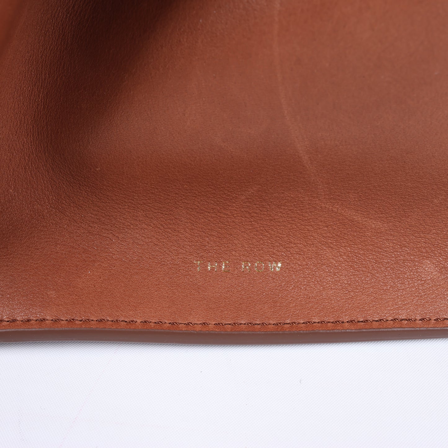 The Row – Weiche Margaux 10 – 2-Wege-Handtasche aus braunem Leder