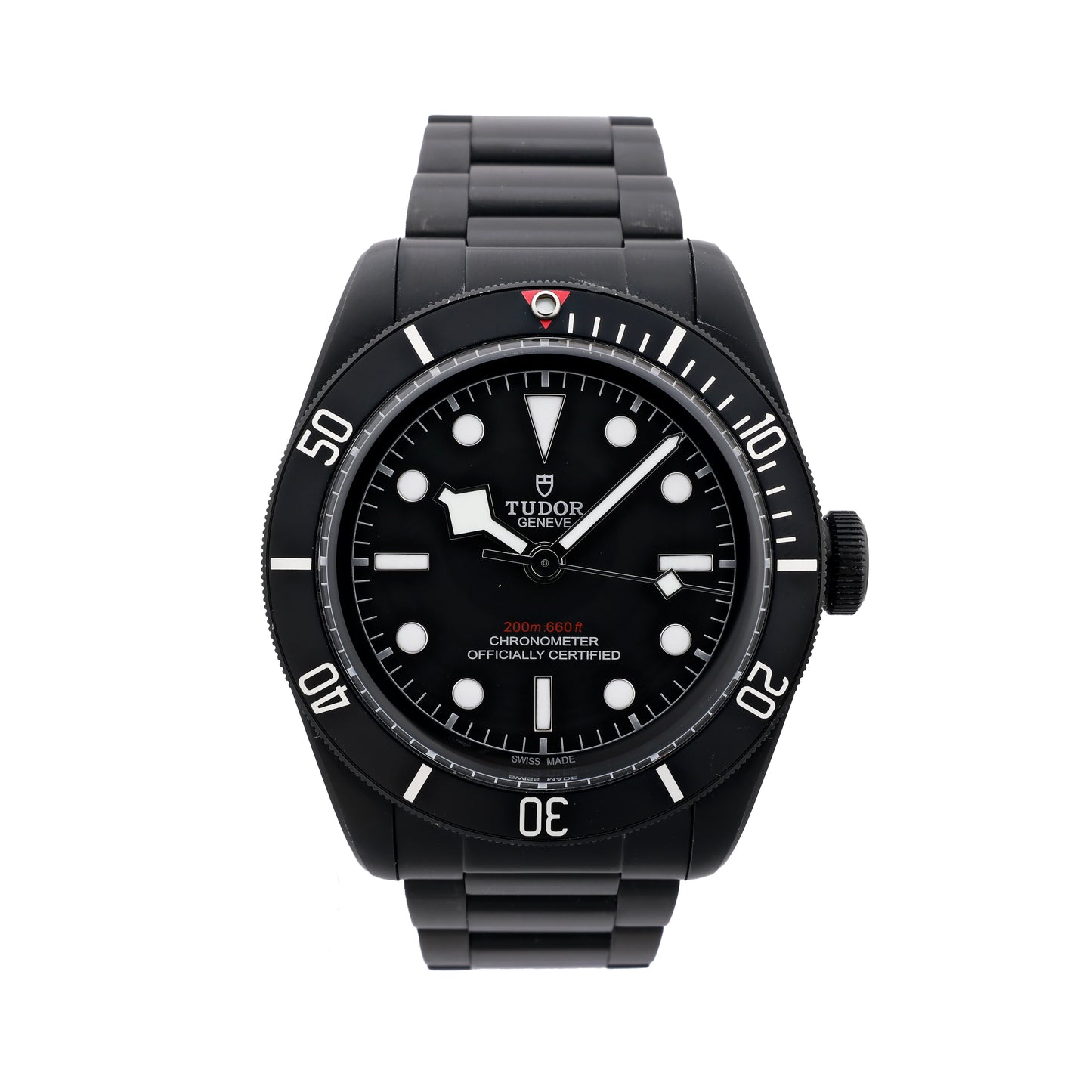 Tudor Heritage Black Bay 79230DK I817362 SS SS AT Uhr mit schwarzem Zifferblatt