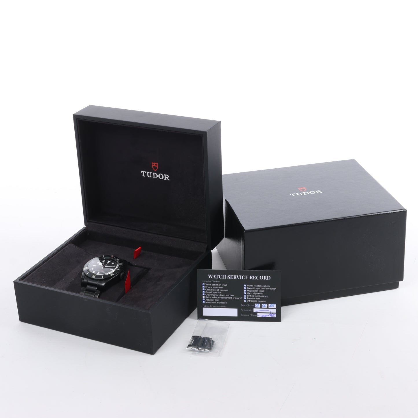 Tudor Heritage Black Bay 79230DK I817362 SS SS AT Uhr mit schwarzem Zifferblatt