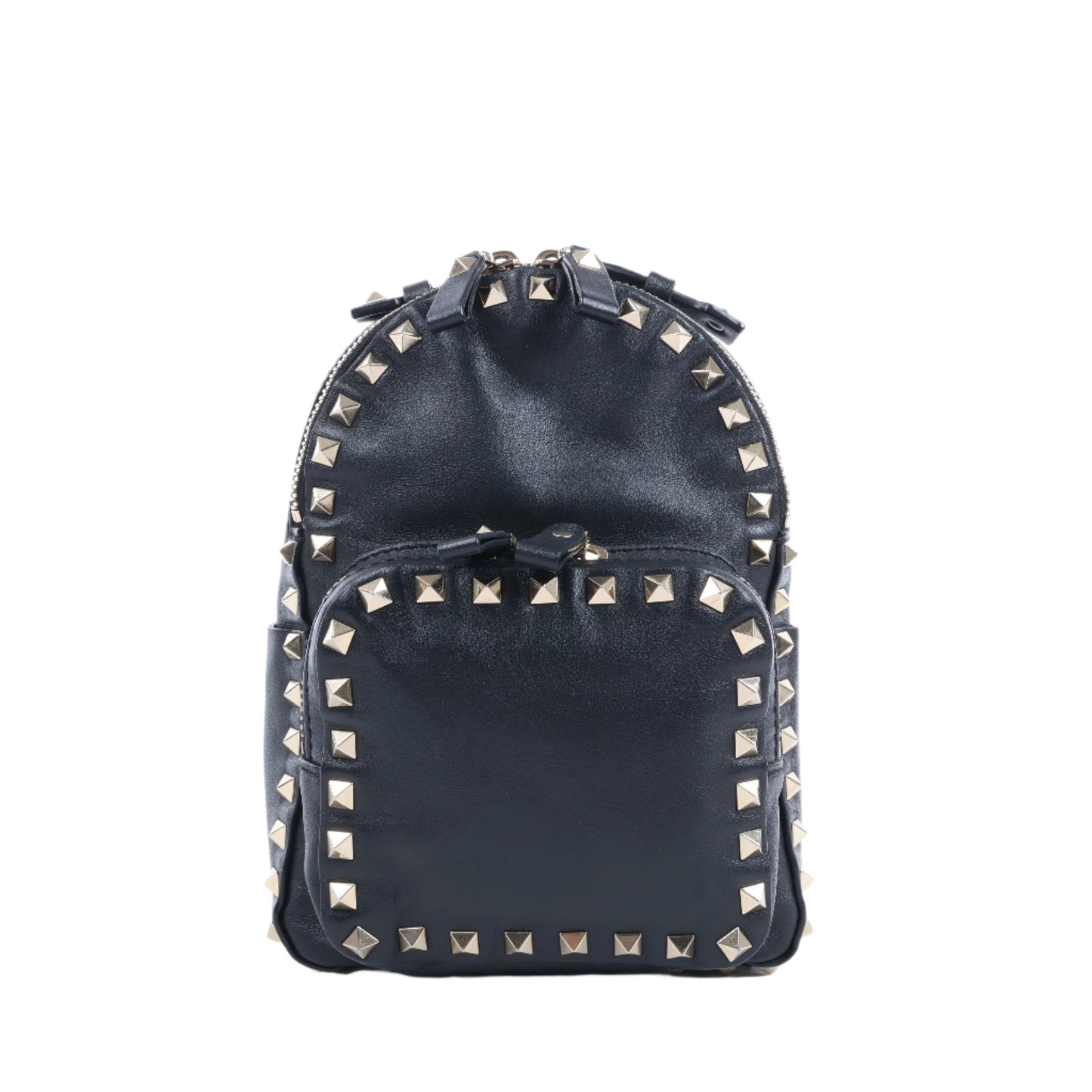 Valentino Garavani – Rockstud – Schwarzer Lederrucksack