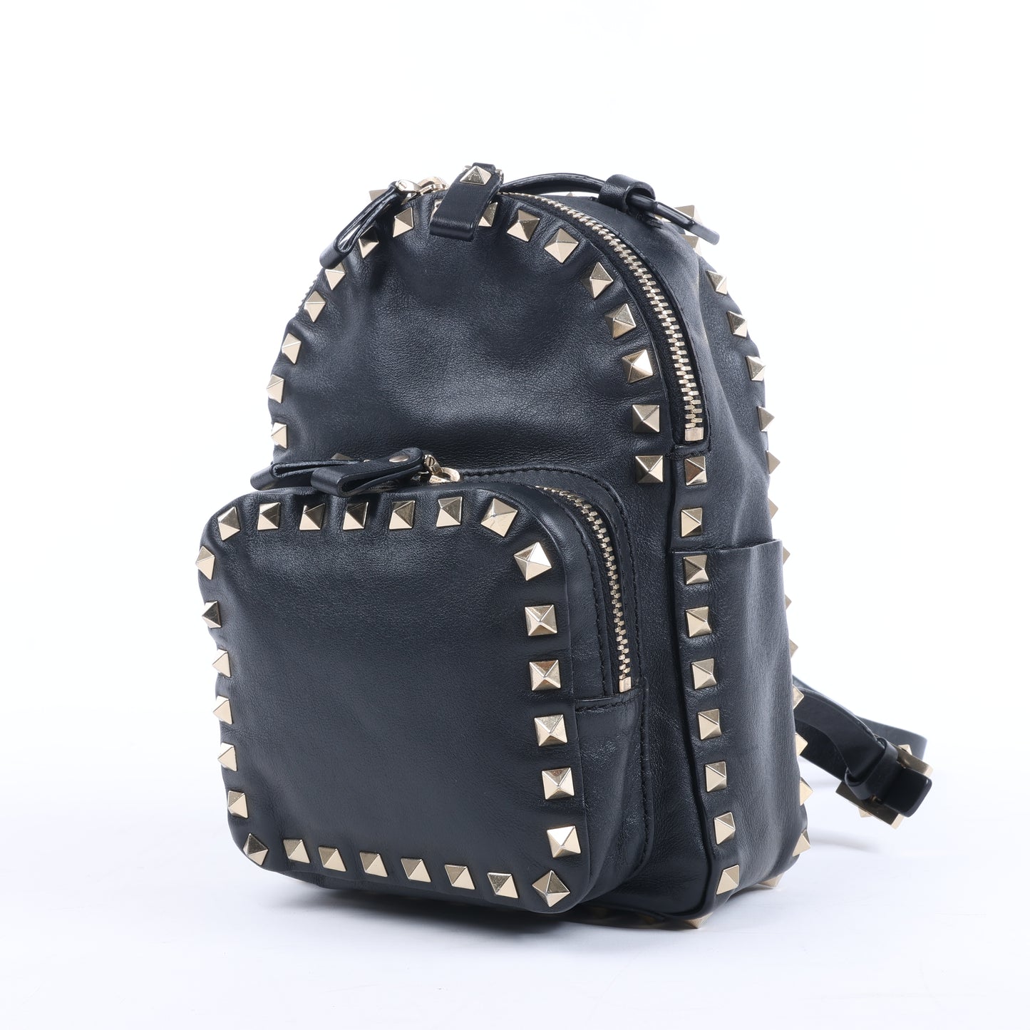 Valentino Garavani – Rockstud – Schwarzer Lederrucksack