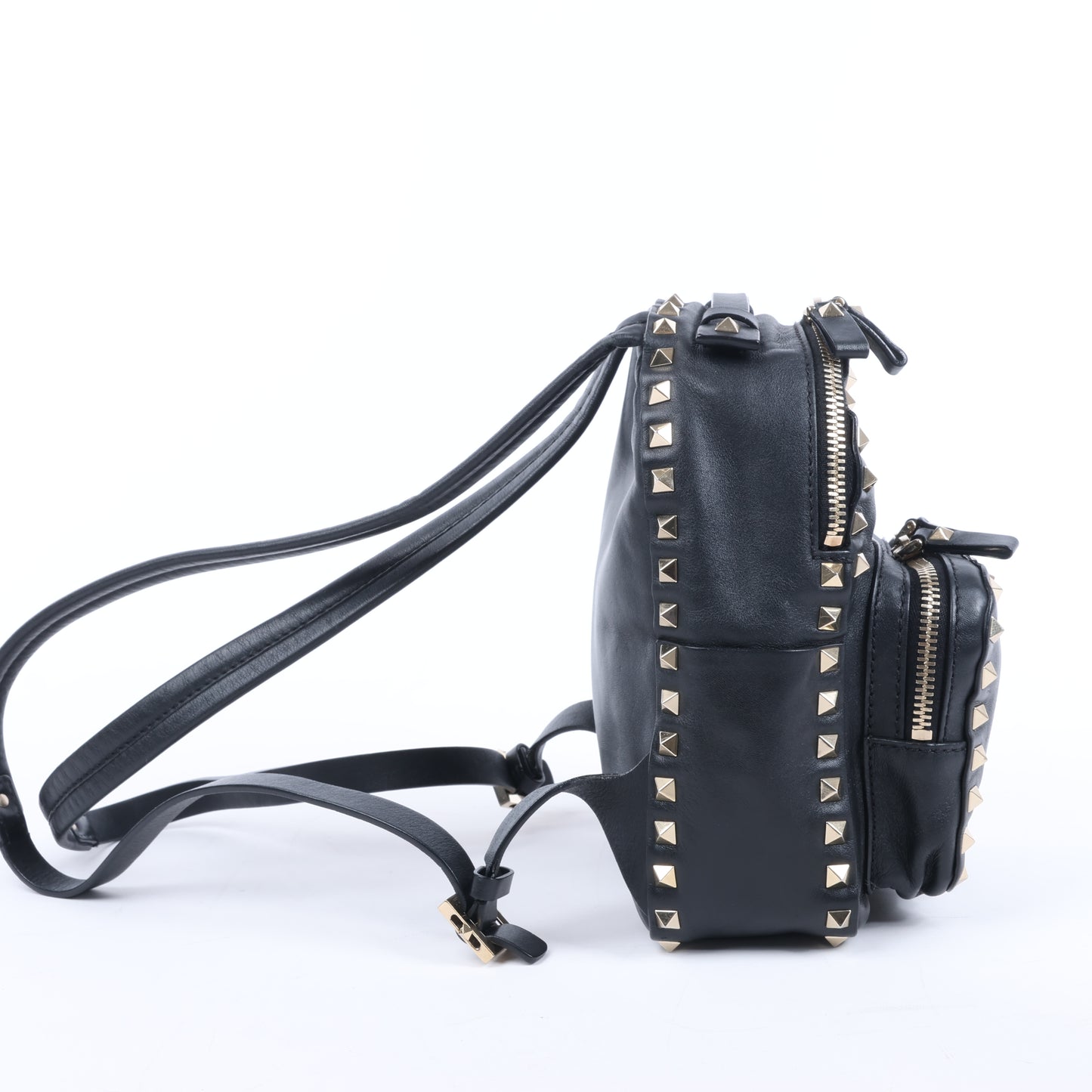Valentino Garavani – Rockstud – Schwarzer Lederrucksack