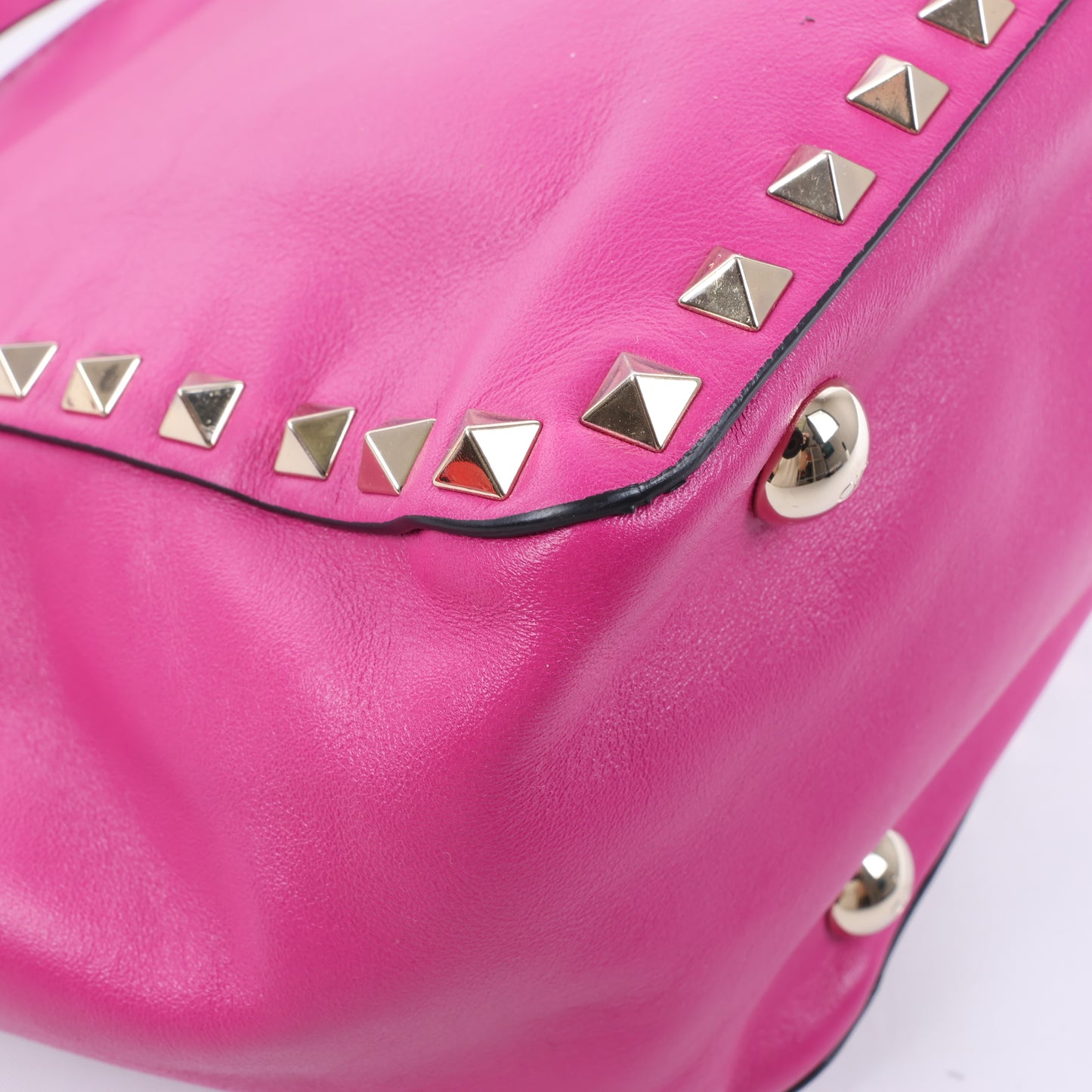 Valentino Garavani – Rockstud – 2-Wege-Handtasche aus rosa Leder
