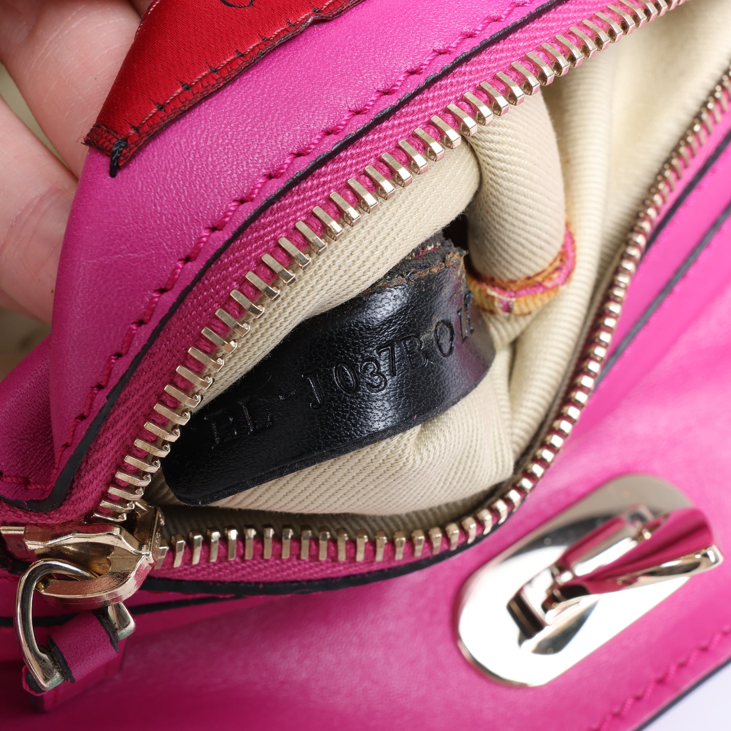Valentino Garavani – Rockstud – 2-Wege-Handtasche aus rosa Leder