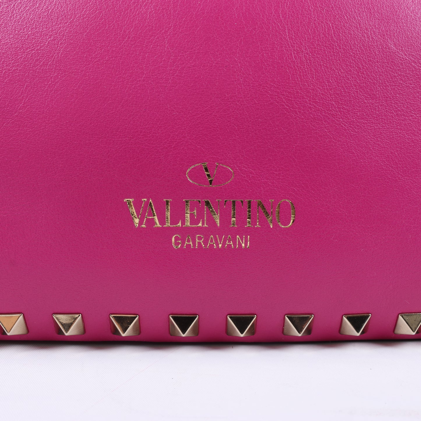 Valentino Garavani – Rockstud – 2-Wege-Handtasche aus rosa Leder