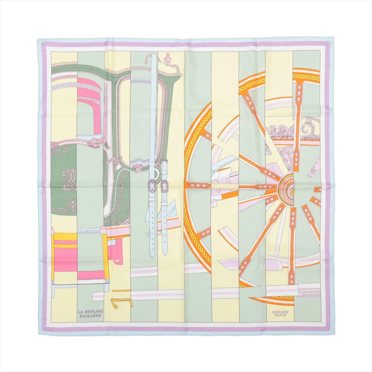 Hermes Carré 90 „VOILES DE LUMIERE“ Schal aus 100 % Seide