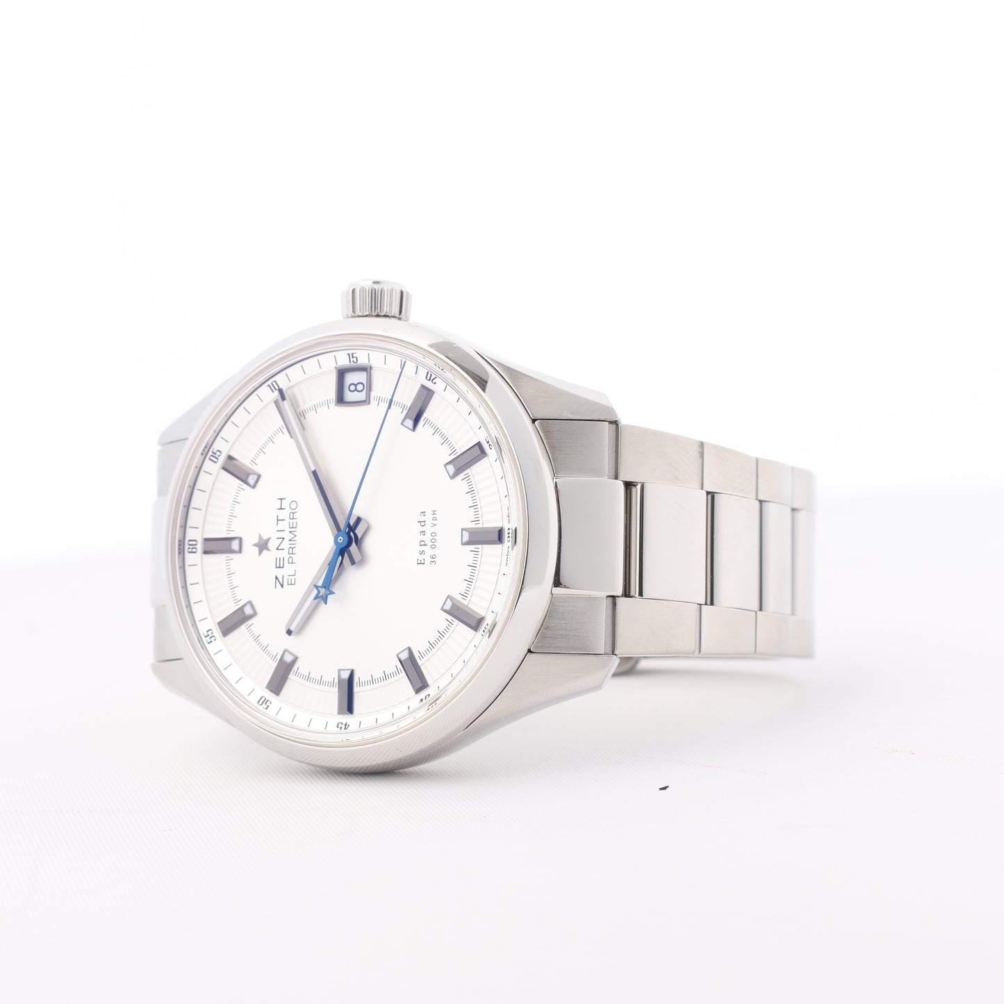 Zenith El Primero Espada 03.2170.4650/01.M2170 SS AT Silver-Face Watch