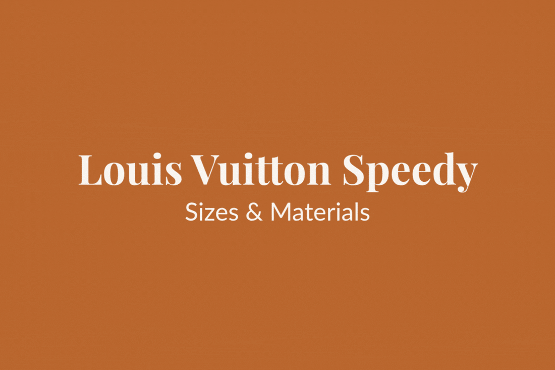 Louis Vuitton Speedy Sizes & Materials Explained