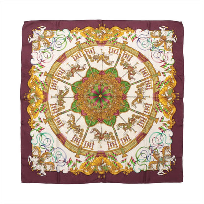 Hermes Carré 90 „VOILES DE LUMIERE“ Schal aus 100 % Seide