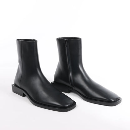Balenciaga BB Logo Leather Ankle Boots in Black 616349, Size 37 EU