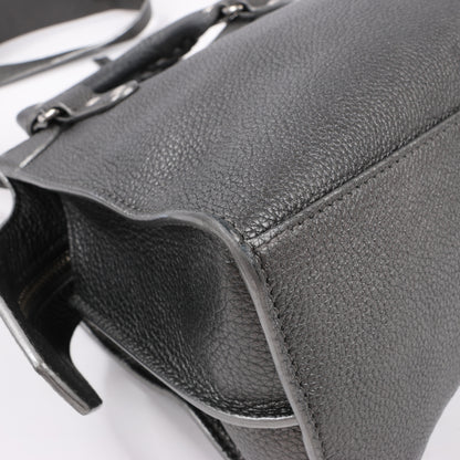 Balenciaga Mini Neo Classic City 2-Wege-Handtasche aus Leder in Grau 679231