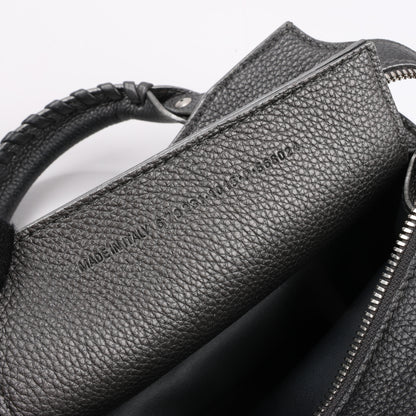 Balenciaga Mini Neo Classic City 2-Wege-Handtasche aus Leder in Grau 679231