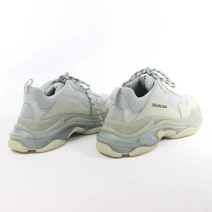 Balenciaga Triple S Mesh x Leather Sneakers in Gray 541624, Size 44 EU