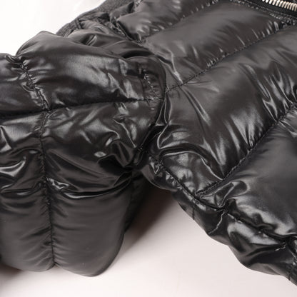 Balmain Black Fall Biker Down Jacket in Size M (slim fit) W4HT812C642B