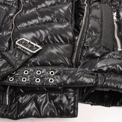 Balmain Black Fall Biker Down Jacket in Size M (slim fit) W4HT812C642B
