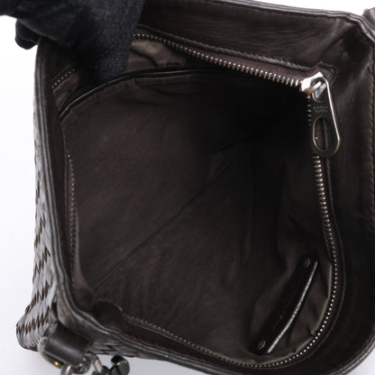 Bottega Veneta Nappa Intrecciato VN Crossbody Messenger Bag Brown 276357