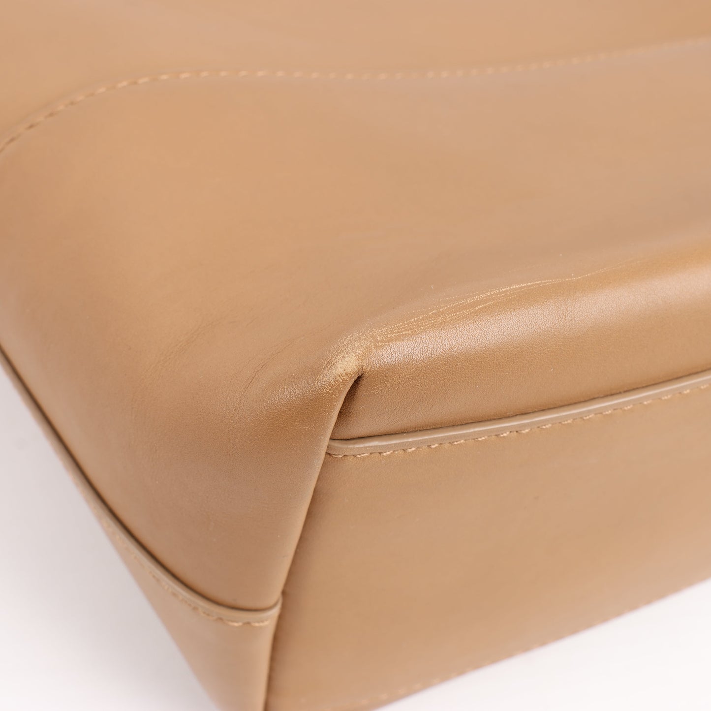 Bottega Veneta – Schultertasche aus braunem Leder