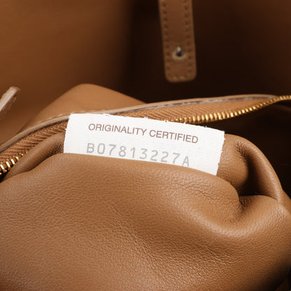 Bottega Veneta – Schultertasche aus braunem Leder