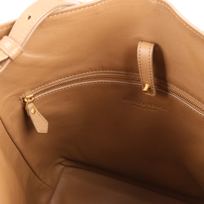 Bottega Veneta – Schultertasche aus braunem Leder